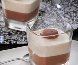 Panna cotta a la crema de whisky