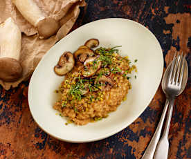 Gerstenrisotto mit Pilzen