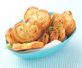 Palmiers saumon aneth