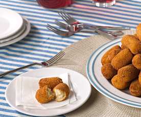 Croquetas con harina casera (sin gluten)