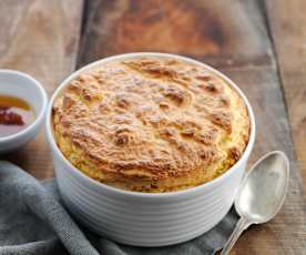 Soufflé de bacalhau e tomate seco