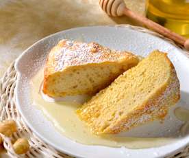 Focaccia sucrée à la noisette