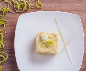 Risotto ai porri e burrata