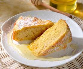 Focaccia dulce de avellanas