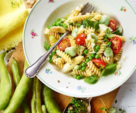 Fusilli mit Frühlingsgemüse