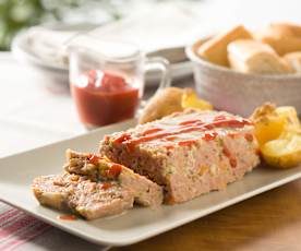 Pan de carne y verdura para dos