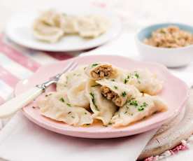 Dumplings med boghvede og feta (2500 kcal)