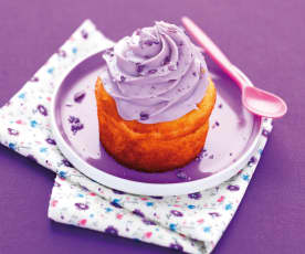 Cupcakes à la violette