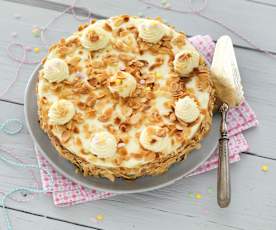 Gâteau à la vanille et aux amandes
