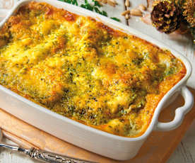 Lasagna di mare con pesto di prezzemolo