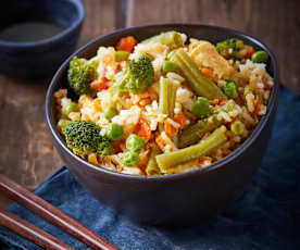 Arroz asiático con verduras TM6