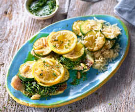 Fish and Herb Parcel