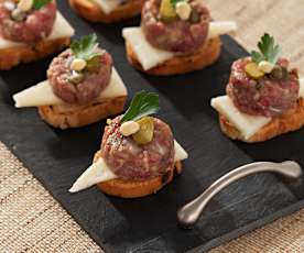 Hovězí mini tartar