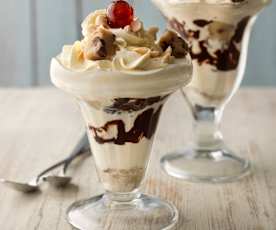 Cookie Dough Ice Cream Sundaes