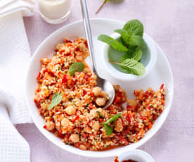 Bulgur-Kichererbsen-Salat