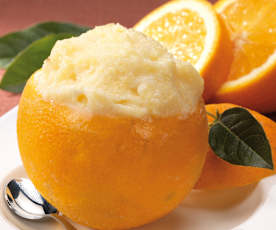 Sorbetto di arancia