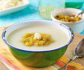 Sopa fría de coliflor