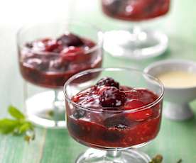 Budincă din fructe de pădure