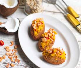 Beignets de farine de haricots au lait de coco (acarajés)