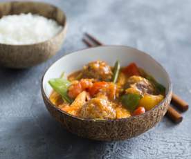 Sweet and sour tempeh