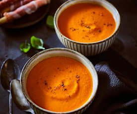 Frische Tomatensuppe