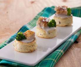 松露馬鈴薯烤餅佐酒醋雞肉