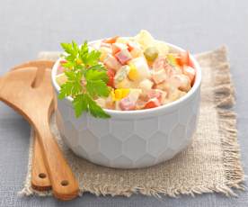 Jambonlu Patates Salatası