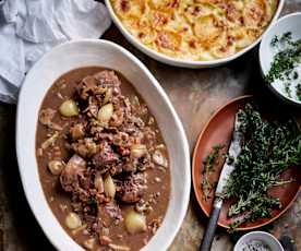 Frango em vinho tinto