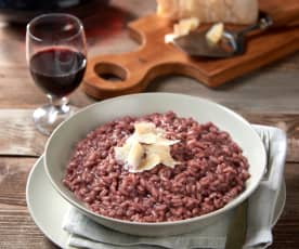 Risotto al vino tinto