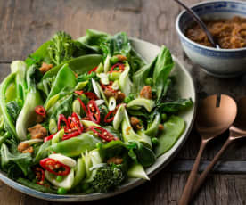Chinese greens with XO sauce