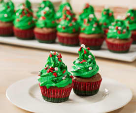 Minicupcakes de Navidad