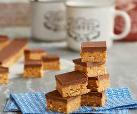 Carrés gourmands au beurre de cacahuète