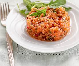 Salmon tartare