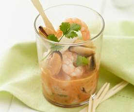 Exotische Cocktailsauce mit Frutti di Mare