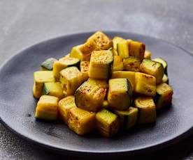 Contorno di zucchine sottovuoto