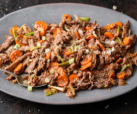 Bulgogi (Pan-fried Marinated Beef)