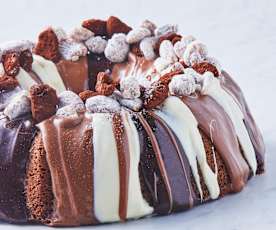 Corona de chocolates