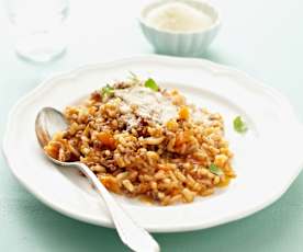 Risotto à la viande hachée