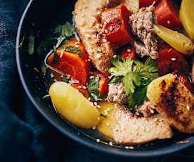 Tajine de veau aux coings