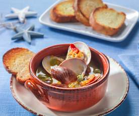 Guazzetto di fasolari e fave