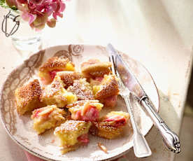 Rhubarb Pancake Pieces