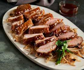 Sous-vide Pork Tenderloin with Ginger Glaze