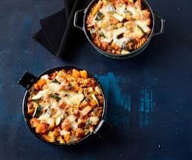 Gemüse-Nudel-Auflauf