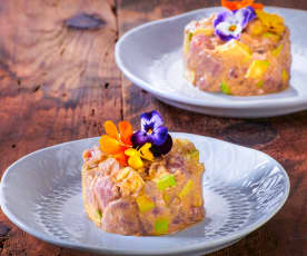 Tartare al tonno e avocado