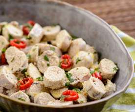 Ovas com alho e malagueta