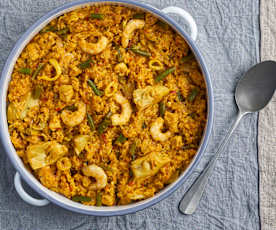 Arroz tipo paella