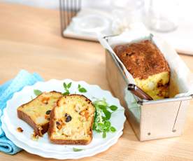 Cake aux fruits de mer et poireaux