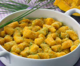 Gnocchi di zucca gialla