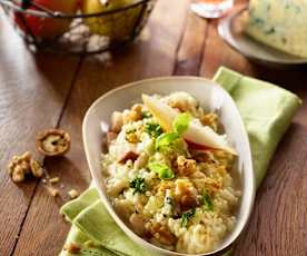 Risotto mit Birne und Gorgonzola