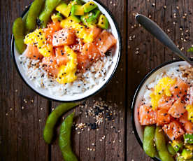 Pokè bowl al salmone